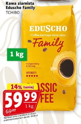 Kawa ziarnista Eduscho Family promocja w Prim Market