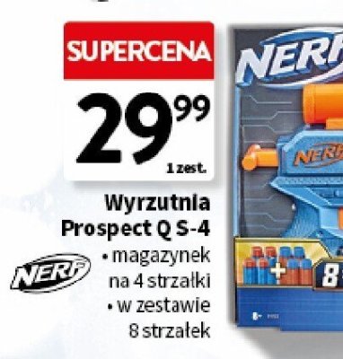 Wyrzutnia Nerf Prospect Q S-4 promocja w Intermarche
