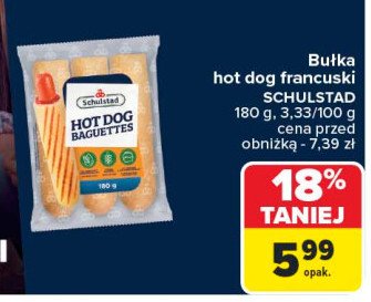 Bułka hot dog francuski Schulstad promocja w Carrefour Market