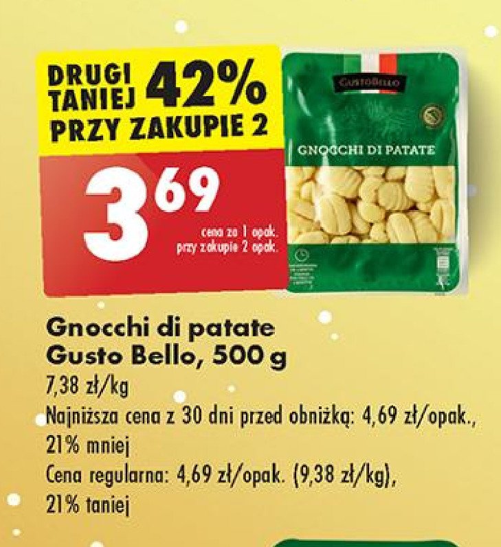 Gnocchi di patate Gustobello promocja