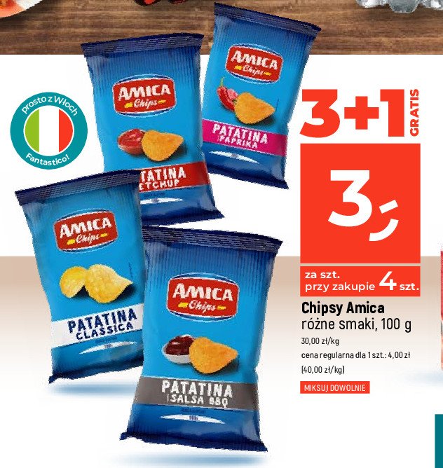 Chipsy classica AMICA CHIPS promocja