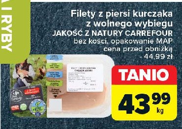 Filet z piersi kurczaka Carrefour targ świeżości promocja w Carrefour Market