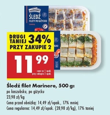 Filety 艣ledziowe po kaszubsku Marinero promocja