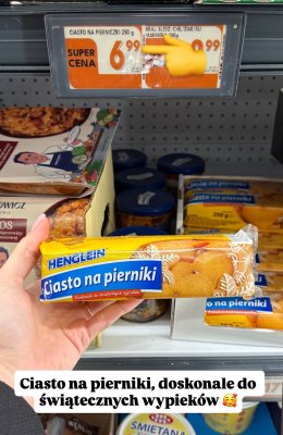 Ciasto na pierniki  promocja w Biedronka