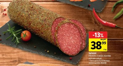 Salami promocja w Intermarche