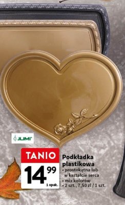Podkładka plastikowa prostokątna lub w kształcie serca Jumi promocja w Intermarche