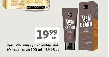 Krem do brody i twarzy nawilżający Aa men beard promocja