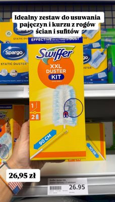 Zestaw do usuwania pajęczyn i kurzu Swiffer XXL Duster Kit promocja w Action