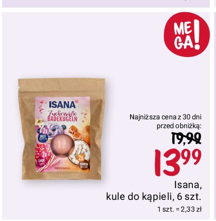 Kule do kąpieli blueberry apple pumpkin Isana promocja