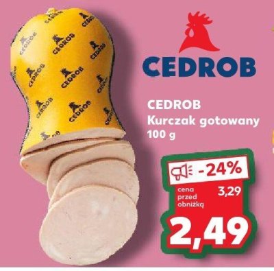 Kurczak gotowany CEDROB promocja w Kaufland