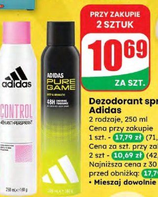 Dezodorant spray Active Game promocja w Dino
