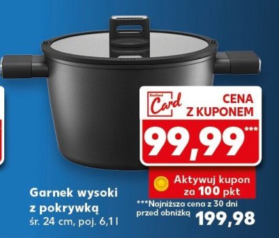Garnek wysoki z pokrywką śr. 24 cm, poj. 6,1 l z linii Cesar marki Ambition promocja w Kaufland