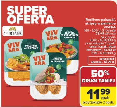 Paluszki rybne Vivera promocja w Carrefour