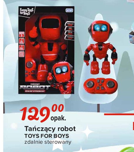 Tańczący robot czerwony Funny toys for boys promocja