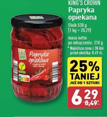 Papryka opiekana King's crown (aldi) promocja w Aldi