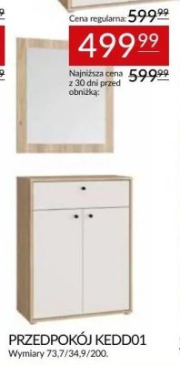 PRZEDPOKÓJ KEDD01 TAMWORTH promocja w Abra Meble