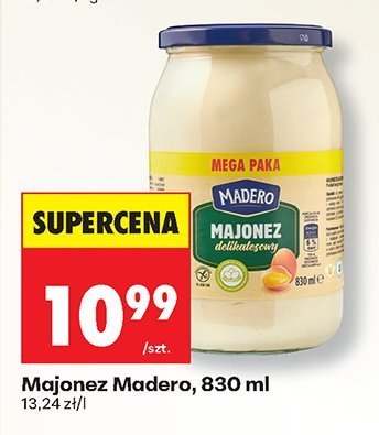 Majonez Madero delikatesowy promocja w Biedronka