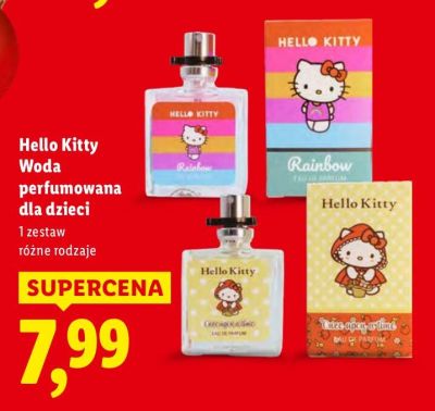 Hello Kitty Woda perfumowana dla dzieci promocja w Lidl
