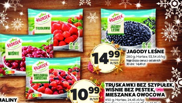 Mieszanka owocowa Hortex promocja w Stokrotka