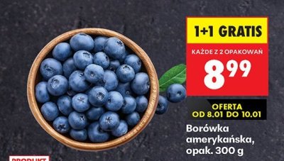Borówka amerykańska Auchan pewni dobrego promocja w Biedronka