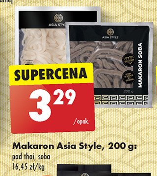 Makaron soba Asia style promocja