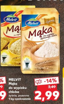 Mąka do wypieku chleba żytnia Melvit promocja