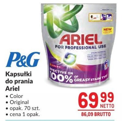 Kapsułki do prania Ariel Color, Original promocja w Makro
