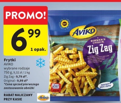 Frytki AVIKO wybrane rodzaje promocja w Intermarche