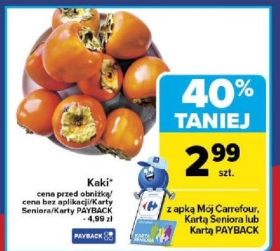 Kaki promocja w Carrefour Market