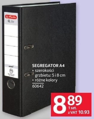 Segregator SEGREGATOR A4 promocja w Selgros