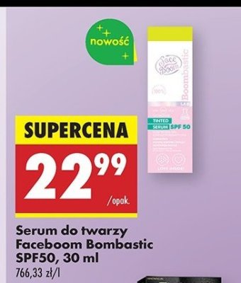 Serum do twarzy spf50 Face boom bombastic promocja