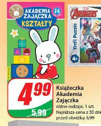 Books & fun "akademia zajączka. kształty" promocja