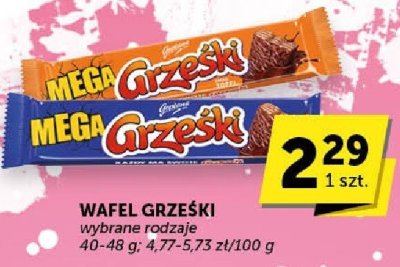 Wafel Grzeski wybrane rodzaje promocja w Groszek