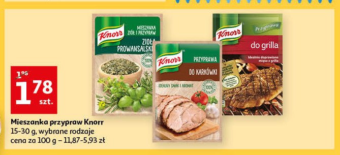Zioła prowansalskie Knorr mieszanka ziół i przypraw promocja