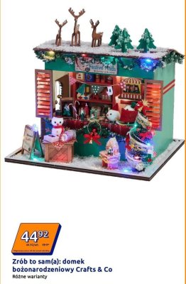 Zrób to sam(a): domek bożonarodzeniowy różne warianty promocja w Action