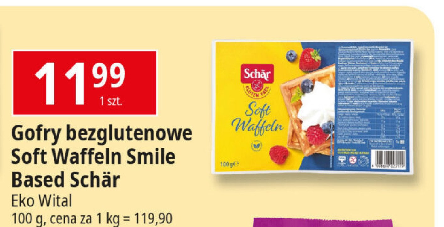 Gofry bezglutenowe Schar promocja