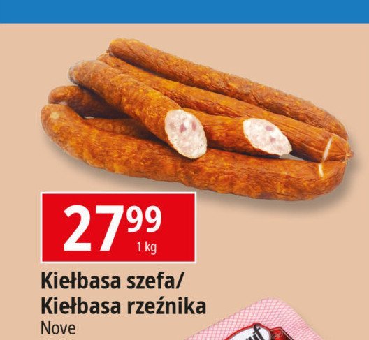 Kiełbasa rzeźnika Nove promocja