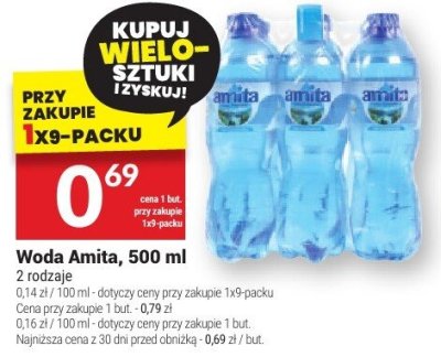 Woda Amita, 500 ml promocja w Twój Market
