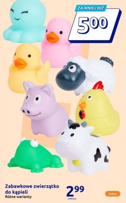 Zabawkowe zwierzątko do kąpieli różne warianty promocja w Action