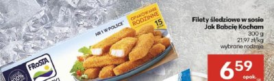Złote Paluszki Rybne Frosta promocja w Delikatesy Centrum