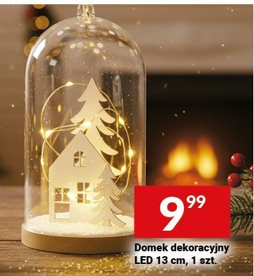 Domek dekoracyjny LED 13 cm, 1 szt. promocja w Twój Market