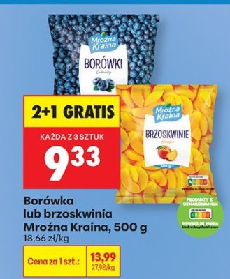 Borówka  promocja w Biedronka