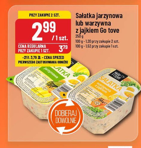 Sałatka jarzynowa Gotove promocja