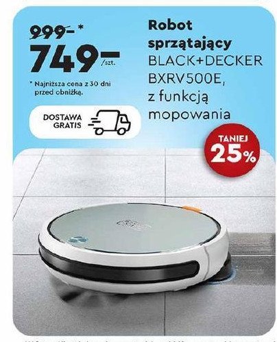 Robot sprz膮taj膮cy bxrv500e Black & decker promocja