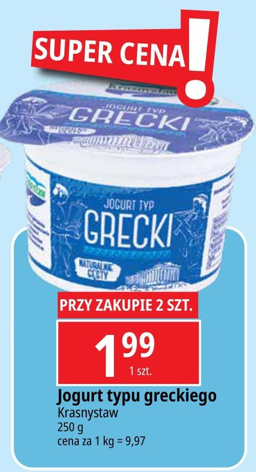 Jogurt grecki Krasnystaw promocja