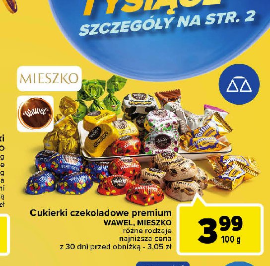 Cukierki mix Wawel tofflairs promocja