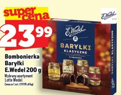 Bombonierka Barylki E.Wedel 200 g promocja w TOPAZ