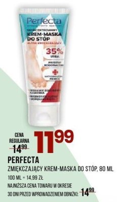 Krem-maska PERFECTA zmiękczający do stóp 80ml promocja w Drogerie Natura