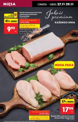 Świeży filet z piersi kurczaka Kraina Mięs, Mega Paka promocja w Biedronka