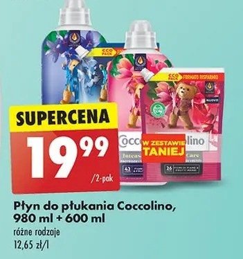 Płyn do płukania passion flower & bergamot Coccolino intense care promocja